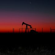 sunset oil land